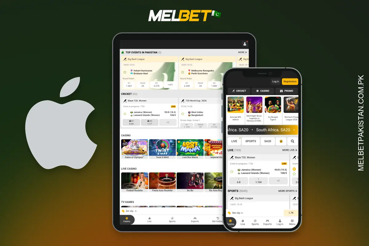 Install Melbet iOS betting application steps